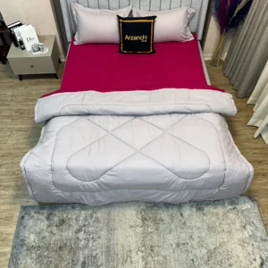 روتختی ساده سرخابی و طوسی کد S488 ارزانچی